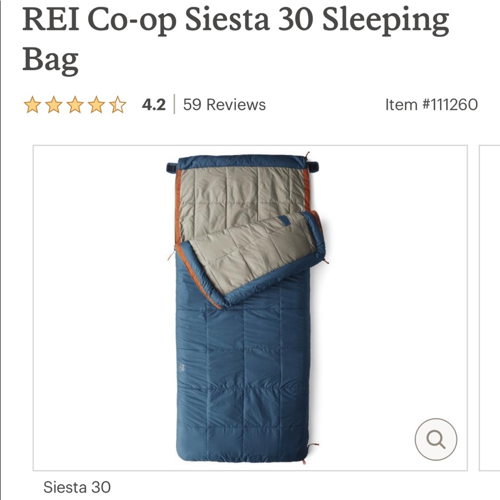 REI Co-op Siesta 30 Sleeping Bag